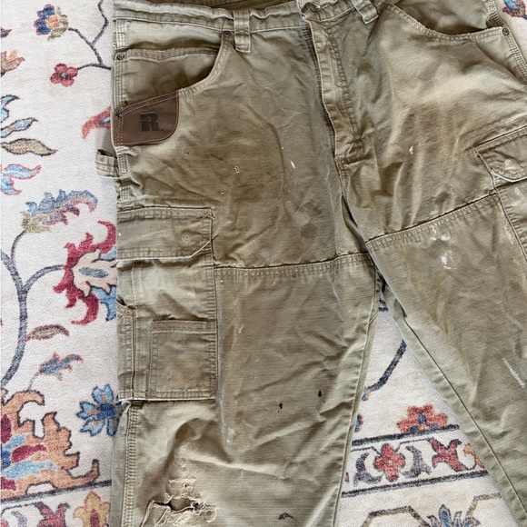 Wrangler Men's Khaki Cargo Pants - Picture 2 of 7